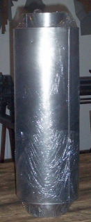 Kouřový výměník Vlnovec  na krbové roury pr. 120mm o síle stěny 1,5mm